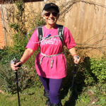 Sheila in donated kit