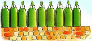 Nine green bottles